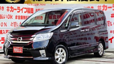 SERENA　セレナ　ハイウェイスター　Jパッケージ【総合評価優良車】【特別仕様車】＂低価格ミニバン・大人気・福岡店在庫再入庫📣＂両側パワースライドドア装備・楽々ワンタッチボタン開閉式🚪＂カロッツェリアＨＤＤナビ🗾ＤＶＤ📀フルセグＴＶ内臓型📺走行中映像視聴可能💡Ｗエアコンタイプ🌀リアの温度調整も可能で室内快適温度✨アルパインフリップダウンモニター搭載・リアエンタメもＯＫ😲👀高速走行はクルーズコントロール機能にお任せ・楽々運転🎉🚗福岡店専用HPでも在庫確認可能‼✨ 【carlifegroup.fukuoka.jp/】で検索🕵️‍♂️