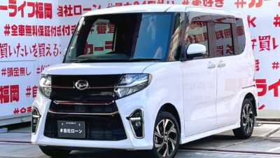 TANTO CUSTOM　タント　カスタムＸセレクション　＂現行ＬＡ６５０型＂🌈人気カラー・パール🏁シーケンシャルウインカー内蔵フルＬＥＤヘッドライト採用💡純正９インチＳＤナビ🗾ＤＶＤ📀Ｂｌｕｅｔｏｏｔｈ🎶📱📞フルセグＴＶ内蔵型📺走行中映像視聴可能👀安全装備・スマートアシスト機能装備🚗安心の純正ナビ連動型・ドライブレコーダー装備📹初採用・運転席ロングスライドシート💺豪華装備充実の１台💎車検たっぷりのＲ９年２月マデ😲🚗福岡店専用HPでも在庫確認可能‼✨ 【carlifegroup.fukuoka.jp/】で検索🕵️‍♂️