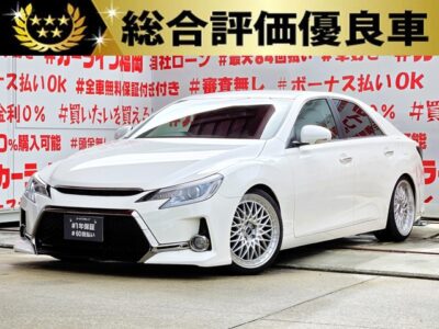 MARK X 　マークX 　250G　Sパッケージ【カスタム】【総合評価優良車】🌈優良オークション高評価４.５点獲得車両🌈＂ローフォルムミドルスポーツセダン・Ｇ’ｓ仕様＂走行７万ｋｍ台💎車高調ローダウン＆Ｇ’ｓ専用フロント・リアエアロバンパー＆社外ＬＥＤシーケンシャルウィンカー付スモークテールランプ＆シュタイナーＦＴＸ１９インチＡＷ装着💎純正ＳＤナビ🗾ＤＶＤ💿Ｂｌｕｅｔｏｏｔｈ🎶📱📞１セグＴＶ内蔵型📺パワーシート＆レザー調シートカバー＆デジタルインナーミラー型ドライブレコーダー付の快適安全装備多数✨🌈🚗福岡店専用HPでも在庫確認可能‼✨ 【carlifegroup.fukuoka.jp/】で検索🕵️‍♂️