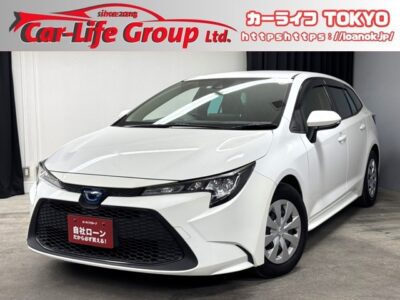 COROLLA TOURING　カローラツーリング　HV　G-X　4WD　🔥2021年式・高年式車両🔥🎊カーライフTOKYO初入庫🎊純正ディスプレイオーディオナビ✨Ｂｌｕｅｔｏｏｔｈ接続可🎵📞走行中に前方の車両等を認識し衝突しそうな時は警報とブレーキで衝突回避と被害軽減をアシストする『トヨタセーフティセンス』搭載👍夜間走行時に明るく見やすいＬＥＤヘッドライト＆オートマチックハイビーム機能🔦レーダークルーズコントロール&ビルドインETCで高速道路での長距離走行も楽々快適🚗🎶ＪＣ０８モード31.0㎞/ℓと最高レベルの低燃費🍀月々4万円台～🤩🌈車検２年付🌈TOKYO店専用HPにて更新中❗ carlifegroup.tokyo.jpで検索🕵️‍♂️🌛《1年保証付》