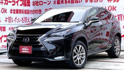 LEXUS レクサス ＮＸ300h バージョンL 💎＂レクサスの高級コンパクトＳＵＶ・ハイブリッド車＂💎本革エア―シート💺純正ＳＤマルチナビ🗾ブルーレイ📀Ｂｌｕｅｔｏｏｔｈ🎵📱📞フルセグＴＶ内臓型📺🎊女性にも運転しやすいコンパクトサイズ🚗リアゲート＆リアシートもボタン１つ👆パワーゲート・電動シートタイプ😚👆３眼ＬＥＤヘッドライト💡ＬＥＤフォグが夜間も明るく照射💡プリクラッシュセーフティー機能で安全運転支援🚘内外装美車🎉車検２年付🚗福岡店専用HPでも在庫確認可能‼✨ 【carlifegroup.fukuoka.jp】で検索🕵️‍♂️