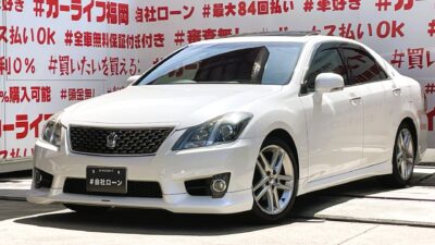 CROWN　クラウン　2.5アスリート【後期型】【カスタム】＂ＴＲＤリップスポイラー&ローダウン🔥純正アルミでスマートにキマッテマス✨大解放🌞サンルーフ付😚純正マルチナビ🗾ＤＶＤ📀Ｂｌｕｅｔｏｏｔｈ🎶📱📞フルセグＴＶ内蔵型📺走行中映像視聴可能👀ＥＴＣやレーダークルーズコントロール機能搭載・高速での長距離運転も楽々🚗ドライブレコーダー付きでいつでも安心録画📹🚗福岡店専用HPでも在庫確認可能‼✨ 【carlifegroup.fukuoka.jp】で検索🕵️‍♂️