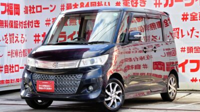 PALETTE パレットSW XS "人気の低価格ハイトワゴン・ブラックカラー再入庫"💎走行距離8万キロ台の低走行車両💎月々1万円台~OK✨ケンウッドメモリーナビ🗾DVD📀1セグTV内蔵型📺両側スライド&左側パワースライドドアで楽々開閉🚪HIDヘッドライト&フォグランプで夜間も明るく走行💡車検2年付🌈🚗福岡店専用HPでも在庫確認可能‼✨ 【carlifegroup.fukuoka.jp/】で検索🕵️♂️