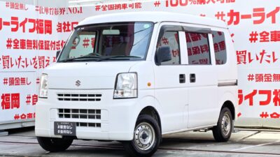 EVERY　エブリイ　PA　＂軽貨物タイプ人気Ｎｏ.1スズキのエブリィ😊走行距離７万キロ台🌈＂事業用ナンバー登録可能🎉＂リアフラットで大量の🧳積み込みもＯＫ！！パワステ・ＡＢＳ付🚙スモークフィルム付きでプライバシーＯＫ😎📱ＣＡＲＰＬＡＹ対応アンドロイドナビ🗾装着プランあります👆🌈車検２年付🌈🚗福岡店専用HPでも在庫確認可能‼✨ 【carlifegroup.fukuoka.jp】で検索🕵️‍♂️