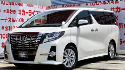 ALPHRD　アルファード　2.5S　＂迫力の３０型アルファードフェイス＂純正９インチＳＤナビ🗾ＤＶＤ💿Ｂｌｕｅｔｏｏｔｈ🎶📱📞フルセグＴＶ内蔵型📺キャプテンシート＆純正11インチフリップダウンモニターで映像を楽しめる😊両側パワースライドドアで乗降り楽々🌈ＬＥＤヘッドライト・ＬＥＤフォグランプで夜間の視野確保🔦🚗福岡店専用HPでも在庫確認可能‼✨【carlifegroup.fukuoka.jp/】で検索🕵️‍♂️