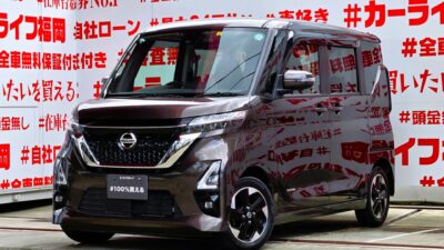 ROOX　ルークス　ハイウェイスターＸ　＂高年式ハイトワゴン・希少人気カラー特別塗装色🌈アッシュブラウンカラー🌈＂😲走行８万ｋｍ台👀🚗両側スライドドア・左側パワースライドドア🚪左側ハンズフリーオートスライドドア機能で片足簡単開閉✨純正ＳＤナビ🗾ＤＶＤ💿Ｂｌｕｅｔｏｏｔｈ🎶📱📞フルセグＴＶ内蔵型📺走行中映像視聴可能👀全周囲カメラ確認・アラウンドビューモニター＆ミラーモニター搭載車📹安全装備もＯＫ！照明関係も全てお任せ😲オールＬＥＤヘッドライト＆ＬＥＤフォグランプ機能💡🌈車検２年付🎉🚗福岡店専用HPでも在庫確認可能‼✨ 【carlifegroup.fukuoka.jp/】で検索🕵️‍♂️