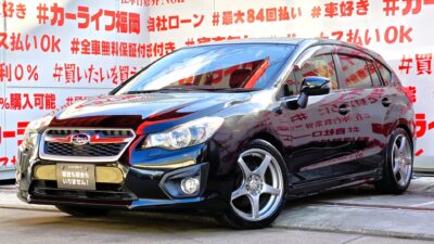 IMPREZA インプレッサスポーツ 2.0i-S アイサイト 【4WD】【カスタム】"最上級グレード"💎ローダウン&RP03 18インチAW装着済み💎MT免許が無くても乗れるスポーツ車💎アイサイト搭載で衝突回避や渋滞時の運転をサポート🌈軽快な走りをしてくれる楽しい一台✨ストラーダSDナビ🗾DVD💿Bluetooth🎶📱📞フルセグTV内蔵型📺走行中映像視聴可能👀運転席パワーシート&ハーフレザーシート💺クルーズコントロール付で高速道路での長距離走行も楽々快適🌈リアシートもフラットになるのでラゲッジスペース大容量🌿明るいHIDヘッドライト&フォグランプで夜間走行も視野確保🔦車検2年付🌈🚗福岡店専用HPでも在庫確認可能‼✨ 【carlifegroup.fukuoka.jp/】で検索🕵️♂️