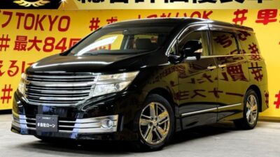 ELGRAND　エルグランド　ライダー黒本革シート　マニュアルシート【総合評価優良車】【特別仕様車】✨高級感のある黒革シート+助手席&二列目オットマン付きキャプテンシートの豪華な7人乗りモデル✨　後席モニター搭載！後席の人もTVやDVDの映像を楽しめます😆　ワンタッチオープンの両側パワースライドドアで乗り降り楽々👪TOKYO店専用HPにて更新中❗ carlifegroup.tokyo.jpで検索🕵️‍♂️🌛《1年保証》