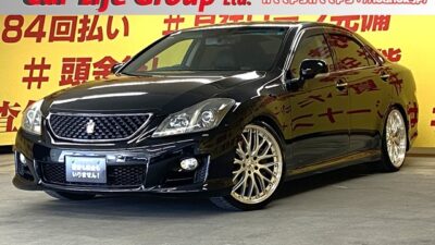 CROWN　クラウン　3.5 アスリート　アニバーサリーエディション【特別仕様車グレード】2万円台～OK✨黒革パワーシート＆シートヒーター＆シートエアコン付き✨クルーズコントロール搭載で高速道路も運転楽々🚗純正マルチＨＤＤナビ🗾ＤＶＤ💿Ｂｌｕｅｔｏｏｔｈ🎶📱📞フルセグＴＶ内蔵型📺走行中映像視聴可能👀ロクサーニ２０インチAW＆TEIN車高調🌈TOKYO店専用HPにて更新中❗ carlifegroup.tokyo.jpで検索🕵️‍♂️🌛《1年保証付》