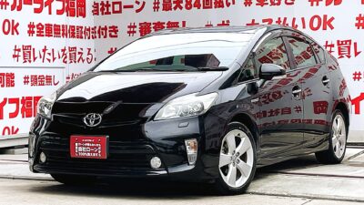 PRIUS　プリウス　Sツーリングセレクション【後期型】【車検２年付】🏳️‍🌈月々２万円台～ＯＫ😲💎ブラックカラーの後期型プリウス・ＬＥＤヘッドライトタイプ💡💎😮燃費性能抜群のハイブリッドセダン・ＪＣ０８モード燃費３０．４ｋｍ／Ｌ🌿社外ＳＤナビ🗾ＤＶＤ📀Ｂｌｕｅｔｏｏｔｈ📱フルセグＴＶ内蔵型📺走行中映像視聴可能👍ツーリング専用１７インチＡＷ🌈🎶納車時新品タイヤ装着🌈車検２年付🌈🚗福岡店専用HPでも在庫確認可能‼✨ 【carlifegroup.fukuoka.jp/】で検索🕵️‍♂️