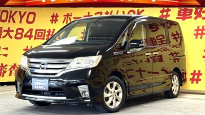 SERENA　セレナ　ハイウェイスター Vセレクション【特別仕様車】✨月々1万円台で乗れますよ✨車検丸々2年付でご納車します✨両側パワースライドドア装備・楽々ワンタッチボタン開閉式✨純正メモリーナビ🗾ＤＶＤ📀Ｂｌｕｅｔｏｏｔｈ🎶📞フルセグＴＶ内臓型📺マルチセンターコンソールで様々なシートアレンジが楽しめます 🌜TOKYO店専用HPにて更新中❗ carlifegroup.tokyo.jpで検索🕵️‍♂️🌛《1年保証付》