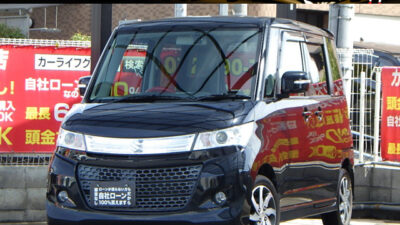 パレット　SW　XS　【総合評価優良車】　走行距離6万km台❗　走行中もフルセグTV・DVD視聴可能でBluetoothオーディオ接続可能のナビ📱　バックカメラ、ドライブレコーダー搭載で安心してお乗りいただけます👌　後席はフルフラットにでき、助手席座面下にも収納スペースがありお荷物もたくさん載ります📦　月々2万円台～でお乗りいただける軽自動車です🚗　🌜大阪店専用HPも要チェック❗carlifegroup.jp で検索🕵️‍♂️　Instagram・Twitter・TikTokも随時更新中❗❗🌛《1年保証付》