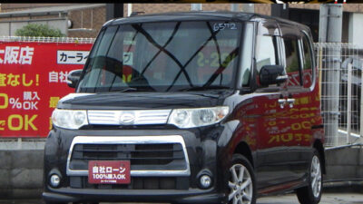 タントカスタム　X　月々19,000円～お乗りいただける軽自動車💨　左側センターピラーレス&パワースライドドアのミラクルオープンドアで乗りやすさやお荷物の積み入れも楽々可能👏　収納も多くあり日常使いにも便利です😄　走行中もフルセグTV・DVD視聴可能でBluetoothオーディオ接続可能📱　　🌜大阪店専用HPも要チェック❗carlifegroup.jp で検索🕵️‍♂️　Instagram・Twitter・TikTokも随時更新中❗❗🌛《1年保証付》