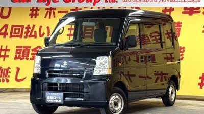 EVERY エブリィ　PC　✨大人気のエブリイ✨　🚗事業用ナンバー登録可能🌛　🤗配送業者さん必見の軽バン🚚🛞　🔥お荷物たくさん積めます！🔥嬉しい納車時タイヤ4本新品✨✨前席パワーウィンドウ付き✨　純正チューナー（FM、AMラジオ）🎵　ヘッドライトの角度が調整できるヘッドライトレベライザー機能付きで昼夜問わず大活躍間違いなし🌞　配送業者には欠かせられないお仕事の相棒にピッタリ😆✨🐈‍⬛集中ドアロック・パワステ🛞🌛TOKYO店専用HPにて更新中❗ carlifegroup.tokyo.jpで検索🕵️‍♂️🌛【車検2年付】《1年保証》　