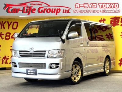HIACE ハイエース　スーパーGL人気のディーゼル車【2型】【カスタム】✨車検１年付✨　パナソニックHDDナビ🗾　地デジフルセグTV📺ミュージックサーバー🎶Bluetooth📱DVD📀レイズ17インチAW＆車検対応ホワイトレター✨ヴァレンティLEDブラックテール😆両側スライドドア🚪で荷物の出し入れ＆乗り降りラクラク✨　高速道路使用時便利なETC装備👍　夜間走行時でも明るいHIDフォグ付き🔦　🌜TOKYO店専用HPにて更新中❗ carlifegroup.tokyo.jpで検索🕵️‍♂️🌛《1年保証付》