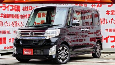 TANTO CUSTOM　タント　カスタムRS　スマートセレクションSA　【特別仕様車】＂ターボ車＂✨人気の600タント再入庫✨🗾両側パワースライドドア機能&左センターピラーレス・開閉楽々で便利🚪乗り降りや荷物の出し入れラクラクです👪ＴＯＹＯＴＡ純正ＳＤナビ🗾ＤＶＤ📀Ｂｌｕｅｔｏｏｔｈ🎶📱📞フルセグＴＶ内蔵型📺走行中映像視聴可能🌈明るいＬＥＤヘッドライト＆フォグランプで夜間視野性も抜群バックカメラで駐車時の後方の安全もバッチリ📷月々２万円台～ＯＫ💎納車時新品タイヤ装着🌈車検２年付🌈🚗福岡店専用HPでも在庫確認可能‼✨ 【carlifegroup.fukuoka.jp】で検索🕵️‍♂️