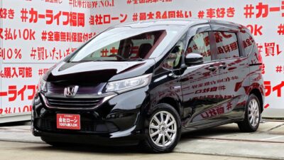 FREED HV　フリードHV　ハイブリッド G ホンダセンシング　＂上級グレード＂🌈ＧＢ７モデル💎フリードHV福岡店再入庫🌈マイナーチェンジにて精悍で落ち着きのあるシンプルなスタイルへ✨純正インターナビ🗾ＤＶＤ📀Ｂｌｕｅｔｏｏｔｈ🎶📱📞フルセグＴＶ内蔵型📺６人乗り３列シート💺でゆっくりクルージング💺両側パワースライドドアで楽々開閉🚪夜間走行も快適なＬＥＤヘッドライト🔦クルーズコントロール＆衝突被害軽減ブレーキ＆車線逸脱警報装置付で快適安全装備多数🌈納車時新品タイヤ装着🚗福岡店専用HPでも在庫確認可能‼✨【carlifegroup.fukuoka.jp/】で検索🕵️‍♂️