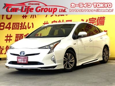 PRIUS プリウス　S 　【カスタム】【車検2年付】　MODELLISTAエアロ✨🌈大人気５０型✨大人気カラーパールホワイト😍💎魅力的なトヨタセーフティセンスがオプション装備されている車両です😁✨安全装備もバッチリ👍✨純正９インチナビ🗾ＤＶＤ💿CD📀🎶Ｂｌｕｅｔｏｏｔｈ🎶📱📞フルセグＴＶ内蔵型📺走行中映像視聴可能👀ＬＥＤヘッドライト・ＬＥＤフォグ・オートＨｉビーム機能付💡レーダークルーズコントロール・高速走行も追尾機能で楽々運転🚗✨車検２年付💎総合評価優良車💎😍👀カタログ燃費ＪＣ０８モード🍂３７．２ｋｍ／Ｌのお財布に優しい低燃費✨🌜TOKYO店専用HPにて更新中❗ carlifegroup.tokyo.jpで検索🕵️‍♂️🌛《1年保証付》