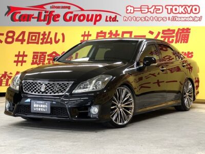 CROWN　クラウン　アスリート【後期型】【カスタム】社外20インチAW✨2500㏄で爽快なドライブ可能です🚀ＥＴＣやクルーズコントロール機能搭載なので高速での長距離運転も楽々🚗夜間走行時に視認性抜群のHIDヘッドライト&フォグライト🔦🚗🌜TOKYO店専用HPにて随時更新中❗ carlifegroup.tokyo.jpで検索🕵️‍♂️🌛《1年保証付》