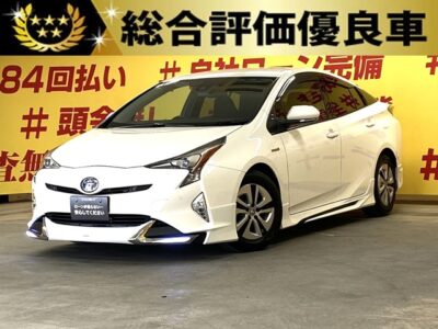 PRIUS　プリウス　A　【カスタム】【総合評価優良車】✨先進装備充実の上級グレード！🌈　🔥デイライト付き社外モデリスタ風ハーフ3点エアロでドレスアップされてます🔥　トヨタが誇る衝突回避パッケージ・トヨタセーフティーセンス搭載で安全をサポートしてくれます🌞クリアランスソナーなど様々な安心安全で快適な装備が盛りだくさん( ﾟДﾟ)　💎TOKYO店専用HPにて更新中❗ carlifegroup.tokyo.jpで検索🕵️‍♂️🌛《1年保証》