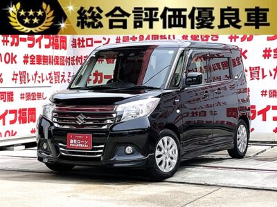 SOLIO  ソリオ  ハイブリッドMX【総合評価優良車】　＂低燃費・スライドドアー💎スズキセーフティーサポート装着車💎＂🍃ＪＣ０８モードカタログ燃費２７．８ｋｍ／Ｌと驚異の燃費性能🍃💎ケンウッドメモリーナビ🗾ＤＶＤ📀Ｂｌｕｅｔｏｏｔｈ📞📱フルセグＴＶ内蔵型📺走行中映像視聴可能👀🌈両側スライドドア＆左側パワースライドドア装備🚪ドライブレコーダー付きで前方安心録画📹長距離走行もクルーズコントロール機能で楽々運転🤗人気のブラックカラー再入庫🎉福岡店専用HPでも在庫確認可能‼✨【carlifegroup.fukuoka.jp】で検索🕵️‍♂️