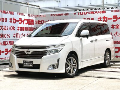 ELGRAND エルグランド 250ハイウェイスター ＂月々２万円台～お支払ＯＫ😲・５２エルグランド綺麗なパールカラー再入庫＂　純正ＨＤＤナビ🗾ＤＶＤ💿Ｂｌｕｅｔｏｏｔｈ🎶📱📞フルセグＴＶ内蔵型📺走行中映像視聴可能👀バックカメラ付🎦楽々駐車・車庫入れ🚗８人乗りハーフレザーシートタイプ💺リアサイドシェード付きでプライバシー・ＵＶ効果もバッチリ🌞納車時新品タイヤ装着🌈車検２年付🌈🚗福岡店専用HPでも在庫確認可能‼✨ 【carlifegroup.fukuoka.jp/】で検索🕵️‍♂️