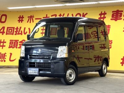 EVERY エブリィ　PC　✨大人気のエブリイ✨　🚗事業用ナンバー登録可能🌛　🤗配送業者さん必見の軽バン🚚🛞　🔥お荷物たくさん積めます！🔥嬉しい納車時タイヤ4本新品✨✨前席パワーウィンドウ付き✨　純正チューナー（FM、AMラジオ）🎵　ヘッドライトの角度が調整できるヘッドライトレベライザー機能付きで昼夜問わず大活躍間違いなし🌞　配送業者には欠かせられないお仕事の相棒にピッタリ😆✨🐈‍⬛集中ドアロック・パワステ🛞🌛TOKYO店専用HPにて更新中❗ carlifegroup.tokyo.jpで検索🕵️‍♂️🌛【車検2年付】《1年保証》　