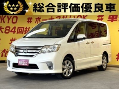 SERENA　セレナ　ハイウェイスター　【総合評価優良車】　走行9万キロ台～！！　純正メモリーナビ🗾地デジフルセグTV＆DVD📺Bluetoothオーディオでスマホから音楽再生可能🎶　駐車時バックカメラで後方の安全チェック👀　両側スライドドア😊イージークローザー付で軽い力で開閉も楽々できます♪　🌜TOKYO店専用HPにて更新中❗ carlifegroup.tokyo.jpで検索🕵️‍♂️🌛《1年保証付》