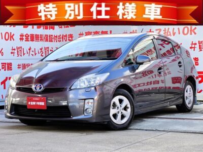 PRIUS　プリウス　S LEDエディション【特別仕様車】💎特別仕様車プリウス・ＬＥＤヘッドライトタイプ💡💎😮燃費性能抜群のハイブリッドセダン・ＪＣ０８モード燃費３０．４ｋｍ／Ｌ🌿純正ＳＤナビ🗾ＤＶＤ📀１セグＴＶ内蔵型📺走行中映像視聴可能👍🎶納車時新品タイヤ装着🌈車検２年付🌈🚗福岡店専用HPでも在庫確認可能‼✨ 【carlifegroup.fukuoka.jp/】で検索🕵️‍♂️