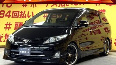 ESTIMA　エスティマ　アエラスGエディション【特別仕様車】【カスタム】【中期型】LEONHARDIRITT19インチアルミ+車庫調でルックス抜群の1台です😆純正HDDナビで走行中にTV📺DVD視聴可📀　Bluetooth接続でお好きな音楽をお聞きになれます🎵　セカンドシート豪華オットマン&フリップダウンモニター付なので後部座席の方も快適です💺　HIDヘッドライトで夜間走行時も明るく走りやすいです🔦　3列目シートは床下に収納可能なため荷室に沢山のお荷物積み込み可能です✨ファミリーでレジャーやアウトドアにおすすめの１台です🌈✨TOKYO店専用HPにて更新中❗ carlifegroup.tokyo.jpで検索🕵️‍♂️🌛《1年保証