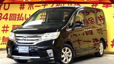 SERENA　セレナ　ハイウェイスター　Jパッケージ　【特別仕様車】純正ナビ🗾ＣＤ📀ＤＶＤ＆後席ALPINEモニター💿地デジフルセグＴＶ📺走行中映像視聴可能👀✨両側パワースライドドア・楽々ワンタッチボタン開閉式✨ウォークスルーで車内の行き来自由自在💺後席サイドシェード付・ＵＶ・プライバシーも安心👀🔦ETC装備😁👌高速道路で走るお楽しみが増えます😍🥰🌈らくらく🎵ＥＴＣ&クルーズコントロール🚗月々1万円台～🌛TOKYO店専用HPにて更新中❗ carlifegroup.tokyo.jpで検索🕵️‍♂️🌛《1年保証》