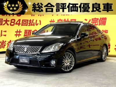 CROWN　クラウンアスリート【総合評価優良車】【後期型】【車検2年付】純正HDDマルチナビ🎶地デジフルセグTV＆DVD走行中視聴可📀📺Bluetoothオーディオでスマホから音楽再生も出来ます📱　夜間でも明るいHIDヘッドライト&フォグランプ🔦　バックカメラ&サイドビューカメラ搭載で駐車も安心😆高速道路で大活躍✌️クルーズコントロール+ETC付🎉🌛TOKYO店専用HPにて更新中❗ carlifegroup.tokyo.jpで検索🕵️‍♂️🌛《1年保証》
