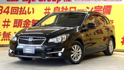 IMPREZA 　インプレッサスポーツ　1.6i-L【5MT】【4WD】【車検2年付】 水平対向4気筒DOHC16バルブの5速マニュアルでとっても軽快な走りをしてくれる楽しい一台！！スバル伝統のフルタイム４WD車🔥🗾地デジフルセグ✨Bluetooth🎶DVD📀　後席シートを倒せば広々とした荷室ですので大きなお荷物も楽々♪✨　夜間走行も安心のHIDヘッドライト・フォグ装備🔦純正１５インチアルミホイール装着でシンプルな仕上がり🌟納車時タイヤ4本新品🌟　✨車検2年付✨　🌜TOKYO店専用HPにて随時更新中❗ carlifegroup.tokyo.jpで検索🕵️‍♂️🌛《1年保証付》