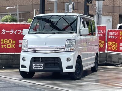 エブリイワゴン　PZターボ　２代目後期型⚡　運転席側シートヒーター搭載で寒い季節も嬉しい🔥　ターボで荷物や人数が乗っても力強い走りが可能です💥　お子様連れの方にもお仕事としても使える人気の軽自動車です👏　フルセグTV・DVD視聴可能でBluetoothオーディオも接続可能です📱　🌜大阪店専用HPも要チェック❗carlifegroup.jp で検索🕵️‍♂️　Instagram・Twitter・TikTokも随時更新中❗❗🌛《1年保証付》