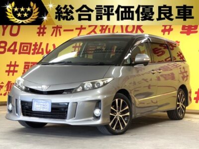 ESTIMA　エスティマ　アエラスプレミアムエディション 　【総合評価優良車】【特別仕様車】【後期型】【4WD】【車検2年付】純正HDDナビ＆フリップダウンモニター😆地デジフルセグ＆DVD走行中視聴可能です✨Bluetoothオーディオでスマホから音楽再生可能です🎶両側パワースライドドア搭載😊乗り降りや荷物の出し入れラクラクです👪　運転席はパワーシート😎　　クルーズコントロールやビルトインETC・オートエアコン等の充実装備🌞　納車時タイヤ4本新品🎉TOKYO店専用HPにて更新中❗ carlifegroup.tokyo.jpで検索🕵️‍♂️🌛《1年保証》