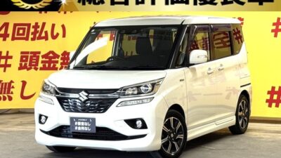 SOLIO　BANDIT　HV　ソリオ　バンディットHV　MV　【総合評価優良車】【後期型】🔥社外メモリーナビ🗾Bluetooth機能・地デジフルセグ📺駐車時安心のバックモニター付き👀乗り降り楽々両側パワースライドドア🚗ＬＥＤヘッドライト＆フォグランプで夜間🌙や悪天候時🌧️の視野性もバッチリ💡🚨2万円台～🚨　✨車検２年付✨🌜TOKYO店専用HPにて更新中❗ carlifegroup.tokyo.jpで検索🕵️‍♂️🌛《1年保証付》
