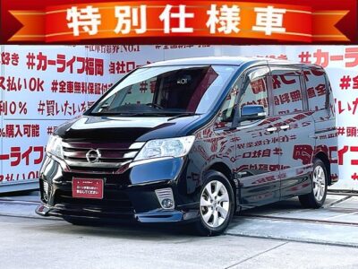 SERENA　セレナ　ハイウェイスター　S-HYBRID　Vエアロモード【特別仕様車】＂低価格ハイブリッドミニバン＂月々２２，８００円～ＯＫ👛純正８インチメーカーナビ🗾ＤＶＤ💿Ｂｌｕｅｔｏｏｔｈ🎶📱📞フルセグＴＶ内蔵型📺純正フリップダウンモニター付📺リア空間も退屈無し・充実の１台👀楽々開閉の両側パワースライドドアー装備🚪ウォークスルーで車内の行き来自由自在💺リアサイドシェード付・ＵＶ・プライバシーも安心👀高速走行はクルーズコントロール機能にお任せ・楽々運転🎉前後ドライブレコーダー付で安心録画🎉🚗福岡店専用HPでも在庫確認可能‼✨【carlifegroup.fukuoka.jp/】で検索🕵️‍♂️