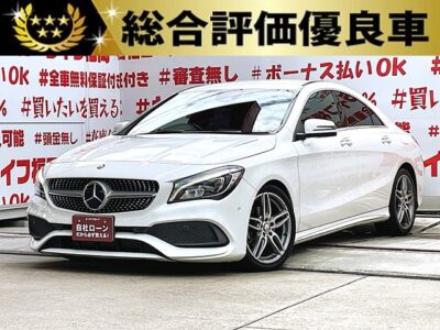 MERCEDES BENZ メルセデス・ベンツ　ＣＬＡ１８０スポーツ【後期型】【総合評価優良車】✨多機能装備車両✨💎スポーツコンパクトセダン✨低排気ターボエンジン・欧州車人気殺到車両🔥純正ＨＤＤナビ🗾ＤＶＤ📀Ｂｌｕｅｔｏｏｔｈ🎶📱📞フルセグＴＶ内臓📺走行中映像視聴可能👀パドルシフト機能付きで機敏なスポーツマチック機能も味わえます🏎明るいＬＥＤヘッドライトから流線型のＣＬＡボディ🚗✨レーダーセーフティーＰＫＧ搭載で安心安全機能💡ディストロニックプラス・ブラインドスポット・ブレーキサポート機能付きで多種多様な運転サポート✨🌈納車時新品タイヤ装着🌈🚗福岡店専用HPでも在庫確認可能‼✨ 【carlifegroup.fukuoka.jp/】で検索🕵️‍♂️