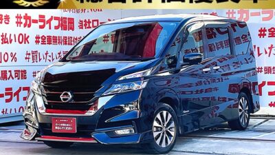 SERENA セレナ ハイウェイスター Vセレクション【総合評価優良車】【特別仕様車】💎シンプルスマートの【S-HYBRID】フロントハーフエアロ付💎🍃カタログ燃費JC08モード17.2km/L🍃足をかざして楽々開閉😲ハンズフリー両側パワースライドドアー搭載車😲デュアルバックドアタイプで荷物の出し入れも使い分け🧳純正9インチナビ🗾DVD📀Bluetooth🎶📱フルセグTV内蔵型📺走行中映像視聴可能😊サイドシェード😎付きでプライバシー・UVカットもOK✨運転支援機能・エマージェンシーブレーキ&パーキングアシスト搭載🚗アラウンドビューモニターで楽々駐車📹🌈安心のドライブレコーダー付📹ワンオーナー車🌈🚗福岡店専用HPでも在庫確認可能‼✨【carlifegroup.fukuoka.jp/】で検索🕵️♂️