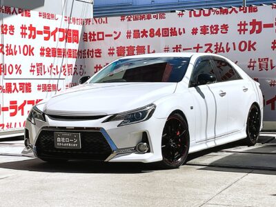 MARK X　マークX　250Ｇ　Sパッケージ　G´ｓ【カスタム】＂ローフォルムミドルスポーツセダン＂✨Ｇ’ｓ専用装備多数！専用フロントエアロバンパー&エアロリアバンパー😎G´ｓ専用セミバケットハーフレザーシート😲💎Ｇ’ｓ専用１９インチＡＷ＆４本出しマフラーでカスタマイズ😊ＴＥＩＮ車高調ローダウン済💎夜間も明るいＨＩＤヘッドライト&ＬＥＤフォグランプ&ＬＥＤデイライト✨💎純正ＨＤＤナビ🗾ＤＶＤ💿Ｂｌｕｅｔｏｏｔｈ🎶📱📞フルセグＴＶ内蔵型📺走行中映像視聴可能🎶💎ドラレコ付スマートルームミラーでいつでも安心録画📹納車時新品タイヤ装着🎉🚗福岡店専用HPでも在庫確認可能‼✨