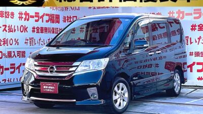 SERENA セレナ ハイウェイスター S-HYBRID【総合評価優良車】"低価格ハイブリッドミニバン"月々22,800円~OK👛純正SDナビ🗾DVD💿Bluetooth🎶📱📞フルセグTV内蔵型📺走行中映像視聴可能👀Wエアコンタイプでリア空調も温度操作OK👆🚪ウォークスルーで車内の行き来自由自在💺リアサイドシェード付・UV・プライバシーも安心👀高速走行はクルーズコントロール機能にお任せ・楽々運転🎉ワンオーナー車👆🚗福岡店専用HPでも在庫確認可能‼✨【carlifegroup.fukuoka.jp/】で検索🕵️♂️