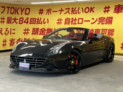 Ferrari　フェラーリ　カリフォルニアＴ　【ディーラー車】右ハンドル💫電動オープン☺️赤本革フル電動Ｓ（シートヒーター付き）ポルトフィーノ２０インチAW🛞✨純正ＨＤＤナビ🗾Ｂカメラ🏁赤本革フル電動シート✨カーボンファイバーステアリング✨3,855ccのV8エンジン🏁最高出力560cv💫ツインターボ🔥トランスミッションは7速ギアで最大トルク755Nm🌛TOKYO店専用HPにて更新中✨carlifegroup.tokyo.jpで検索🕵️‍♂️🌛