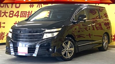 ELGRAND　エルグランド　ライダー 【4WD】【特別仕様車】黒本革シート💫開放的なツインサンルーフ🌞4WDで雪道や悪路でも安定した走行ができて安心です✨ライダーならではのインパクトのあるフロントマスクです✨オーテック18インチAW装着✨ALPINE8インチナビ🗾CD・DVD・Bluetooth💿📱🎶フルセグＴＶ内蔵型📺走行中映像視聴可能👀助手席オットマン機能付👌パワーバックドア❗TOKYO店専用HPでも在庫確認可能‼✨【carlifegroup.tokyo.jp】で検索🕵️‍♂️