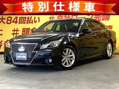 CROWN　クラウン　ハイブリッド　アスリートＳ【車検2年付】＂迫力のグリル一体型バンパー・２１０型＂高級感のあるインテリア👑💎純正メーカ―ＨＤＤナビ🗾ＤＶＤ💿Ｂｌｕｅｔｏｏｔｈ🎶📱📞フルセグＴＶ内蔵型📺走行中映像視聴可能👀トヨタマルチオペレーションタッチ👆エアコンシステム🌀ＨＩＤヘッドライト💡夜間視野性もバッチリ😊高速使用時も快適クルーズコントロール&ビルドインETC装備付き🛣️🌛TOKYO店専用HPにて更新中❗ carlifegroup.tokyo.jpで検索🕵️‍♂️🌛《1年保証》