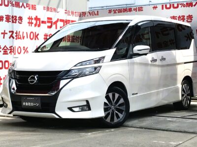 SERENA　セレナ　ハイウェイスターS-HYBRID　🌈ミニバントップクラスの荷室の広さを誇る27セレナ🚗純正SDナビ🗾クルーズコントロール🚗オートパイロット✨アラウンドビューモニター📷快適装備・安全装備すべてが魅力的です😊S-HYBRIDでJC08モード17.2ｋｍ/ｌの低燃費も実現🍃シートアレンジも自由自在のスマートマルチセンターシート💺車検2年付🌈福岡店専用HPでも在庫確認可能‼✨【carlifegroup.fukuoka.jp/】で検索🕵️‍♂️