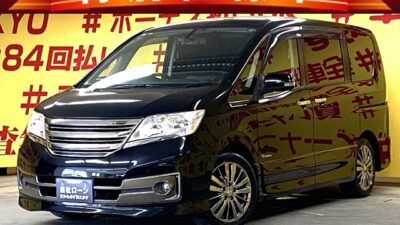 SERENA セレナ ライダー ブラックライン S-HV【特別仕様車】👌タイヤ新品交換✨ALPINE8インチHDDナビ🗾地デジフルセグTV📺CD🎵DVD📀後席フリップダウンモニター✨インテリアを変える活用で使い方自由自在マルチセンターシート🌈後席独立で温度操作可能のWエアコンなどで快適な空間😆両側パワスラで乗り降りラクラク✨ETC搭載😆🌛TOKYO店専用HPにて更新中❗ carlifegroup.tokyo.jpで検索🕵️♂️🌛《1年保証》