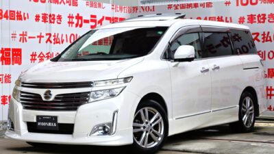 ELGRAND エルグランド 350ハイウェイスター 💎ツインムーンルーフ付💎月々2万円台~OK😲💎純正デイライト付💎純正HDDマルチナビ🗾DVD📀Bluetooth🎶📱📞フルセグTV内蔵型📺アラウンドビューモニター📹搭載★駐車・車庫入れもスムーズに😊7人乗りキャプテンシート💺&純正フリップダウンモニター搭載📺🚗両側パワースライドドア🚪楽々ボタン開閉可能🔘車検2年付🚗福岡店専用HPでも在庫確認可能‼✨ 【carlifegroup.fukuoka.jp/】で検索🕵️♂️