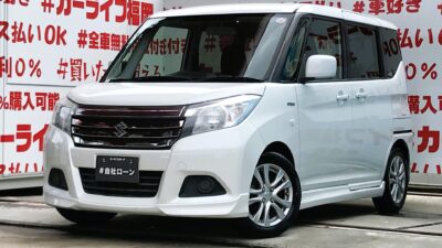 SOLIO ソリオ ハイブリッドMX ✨新世代プラットフォームとマイルドハイブリッドエンジンを採用した低価格コンパクトカー✨アイドリングストップ付きでJC08モード:27.8Km/Lの低燃費🍃両側スライドドア、運転席シートヒーター装備💎カロッツェリアメモリーナビ🗾CD・DVD視聴可📀車検2年付🌈福岡店専用HPでも在庫確認可能‼✨【carlifegroup.fukuoka.jp】で検索🕵️♂️