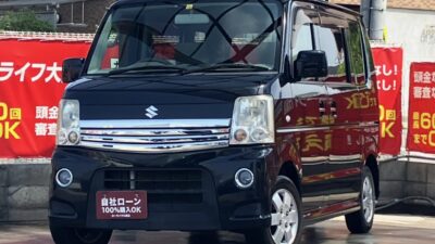 エブリイワゴン　PZターボ　フルセグTV・DVD視聴・Bluetoothオーディオ接続可能の社外SDナビ★　コンパクトなのに広々空間で人気軽ワゴン✨　街乗りもレジャーもこれ1台でOK👌　軽自動車ならではの小回りの良さ＆駐車のしやすさがポイント👀✨　ターボで力強い走りも可能です💫　🌜大阪店専用HPも要チェック❗carlifegroup.jp で検索🕵️‍♂️　Instagram・Twitter・TikTokも随時更新中❗❗🌛《1年保証付》