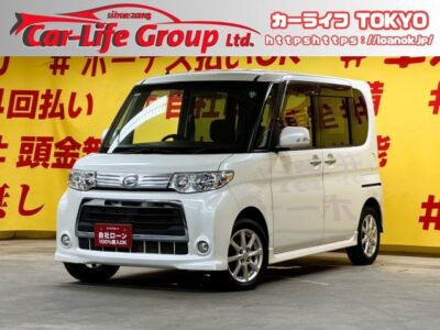 TANTO CUSTOM　タントカスタム　カスタムX　走行５万ｋｍ台低走行車両😆👌人気の375タントカスタム入庫✨低価格ハイトワゴン・スライドドア😲月々1万円台からOK👌センターピラーレス＆左側スライドドア『ミラクルオープンドア』👀大きく開閉可能なので乗り降りや荷物の出し入れ楽々便利👪✨夜間走行も視界良好なＨＩＤヘッドライト&フォグランプ💡✨TOKYO店専用HPにて更新中❗ carlifegroup.tokyo.jpで検索🕵️‍♂️🌛《1年保証》